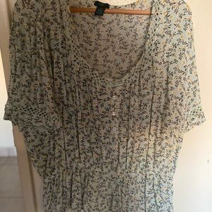 Rue 21 Plus Size Floral Shirt